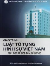 Giáo trình luật tố tụng hình sự Việt Nam