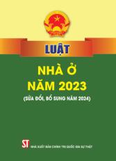 Luật Nhà ở năm 2023 (sửa đổi, bổ sung năm 2024)