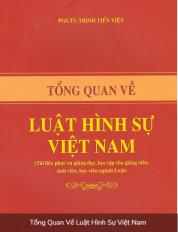 Tổng quan về luật hình sự Việt Nam