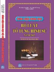 Bình luận khoa học Bộ luật Tố tụng hình sự năm 2015